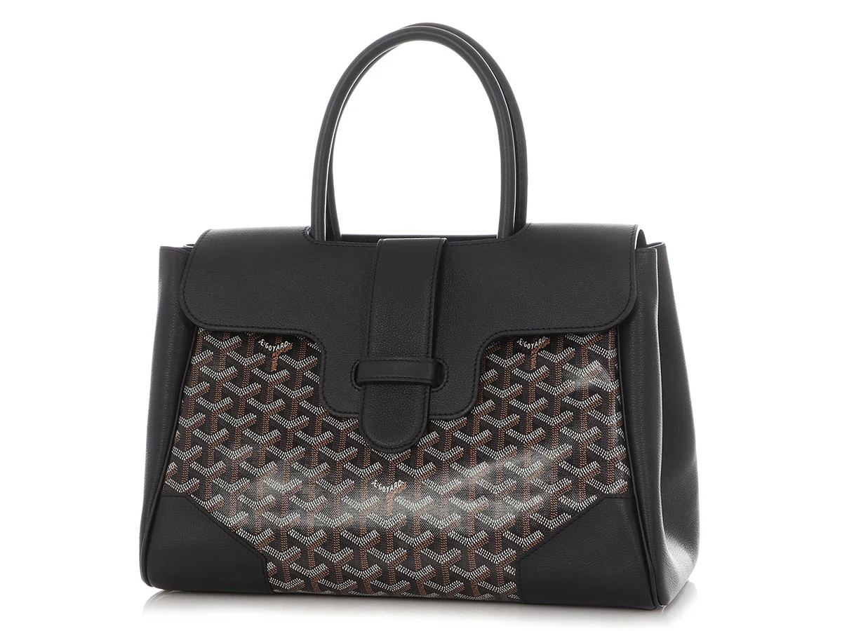 Goyard Black Saigon Tote - Image 2