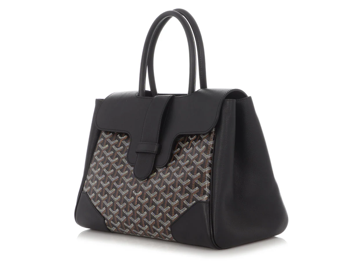 Goyard Black Saigon Tote - Image 3