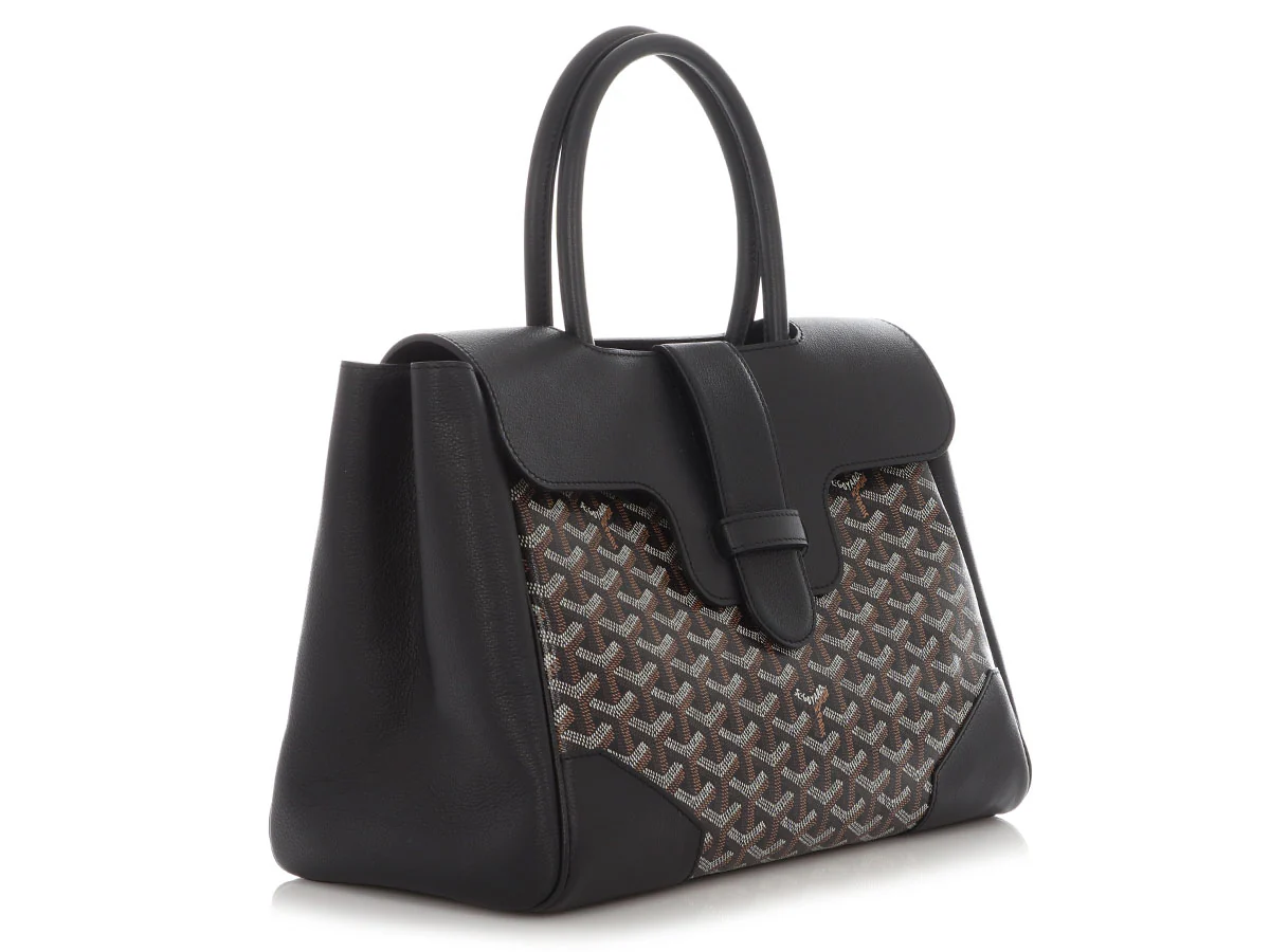 Goyard Black Saigon Tote - Image 5