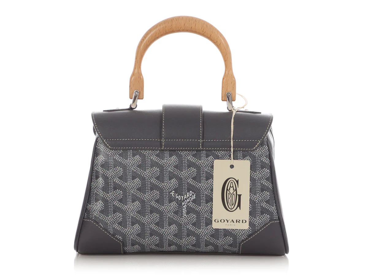Goyard Mini Gray Saigon Tote - Image 5
