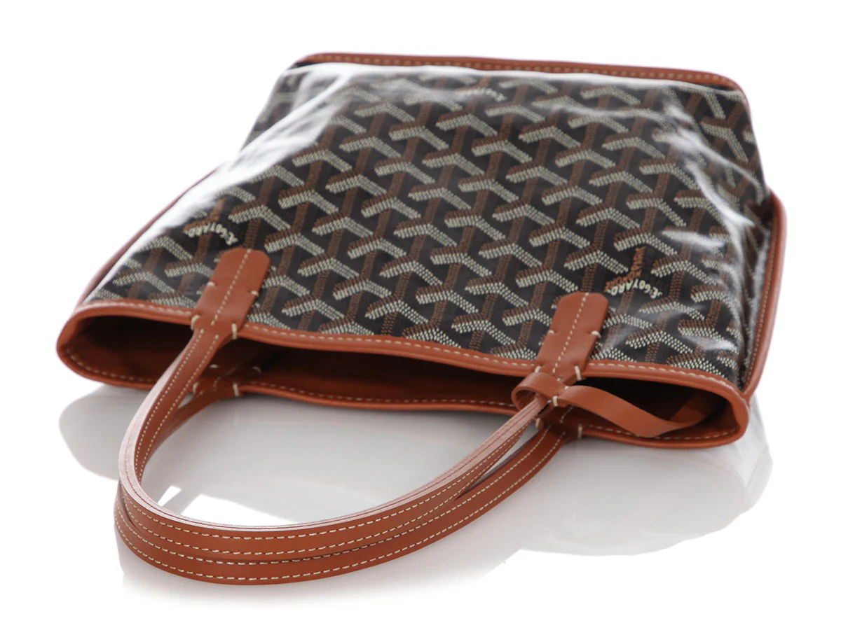 Goyard Mini Black and Tan Anjou Tote - Image 8
