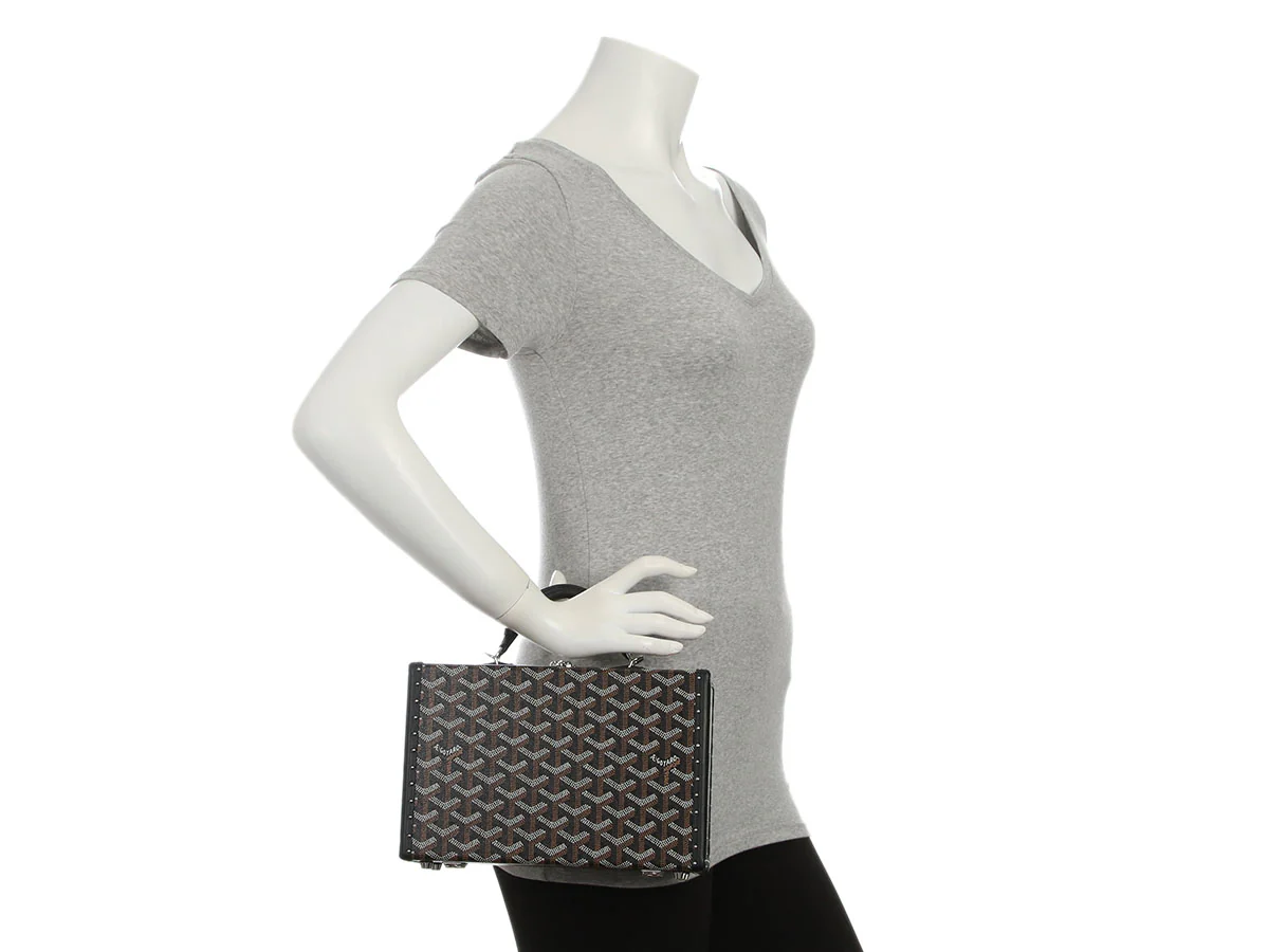 Goyard Black Grand Hôtel Trunk Bag - Image 10