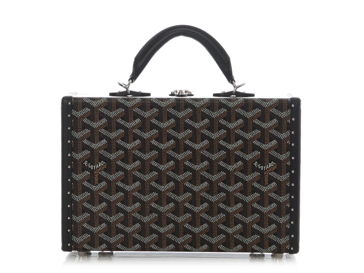 Goyard Black Grand Hôtel Trunk Bag - Image 2