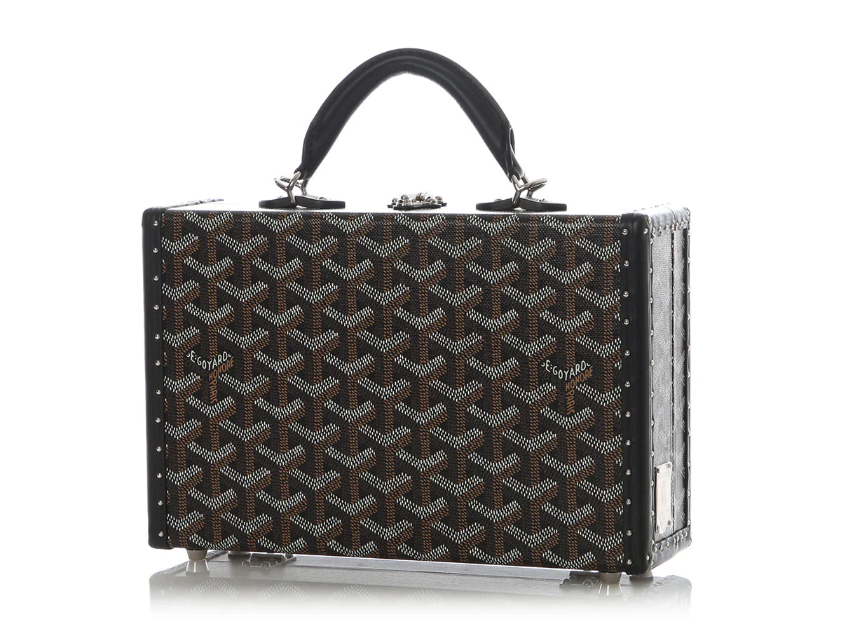 Goyard Black Grand Hôtel Trunk Bag - Image 3