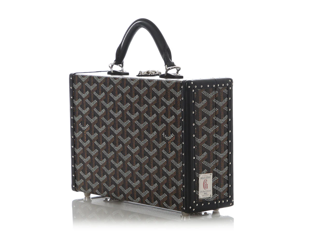 Goyard Black Grand Hôtel Trunk Bag - Image 4
