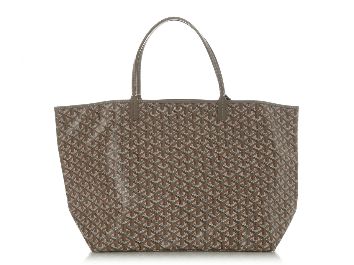 Goyard LE Greige and Pink Saint-Louis Claire Voie GM