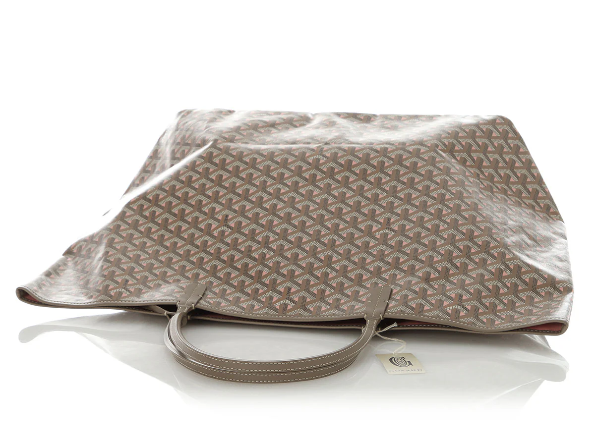 Goyard LE Greige and Pink Saint-Louis Claire Voie GM - Image 8
