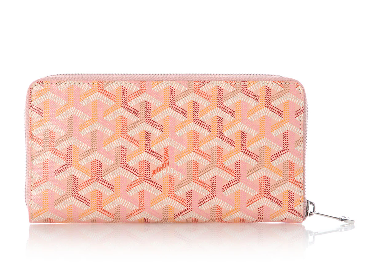 Goyard LE Rose Matignon Zip Around Wallet - Image 4
