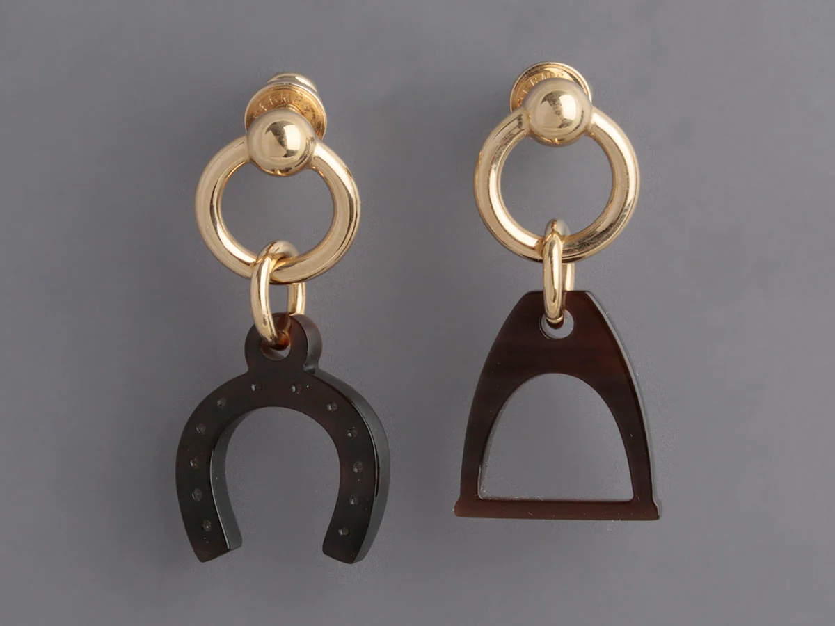Hermès Amulette Equestre Earrings - Image 2