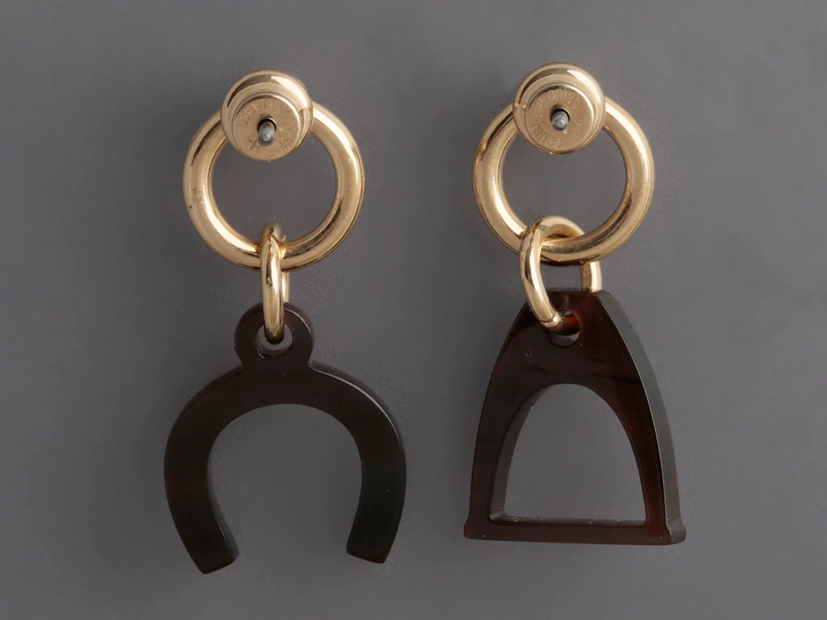 Hermès Amulette Equestre Earrings - Image 4