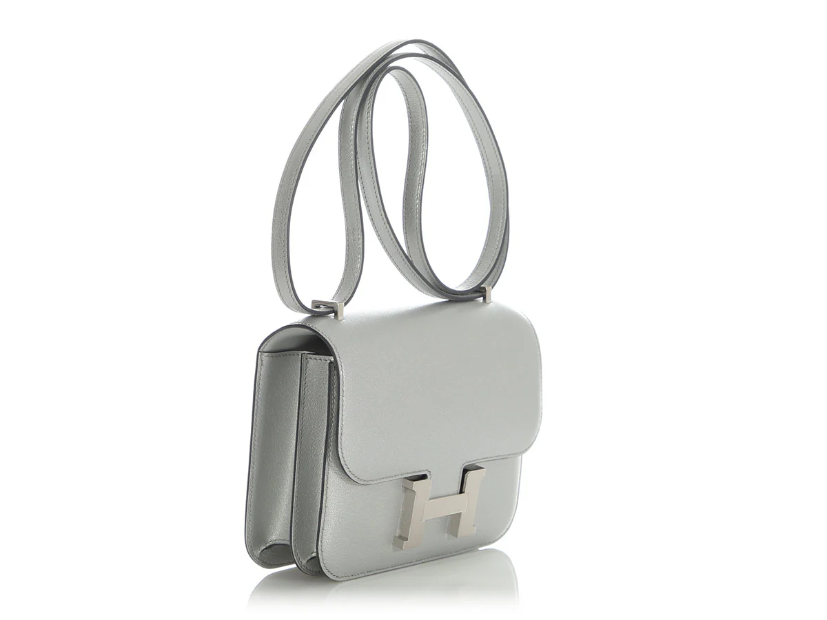 Hermès Argent Chèvre Chamkilight Constance 18 - Image 6