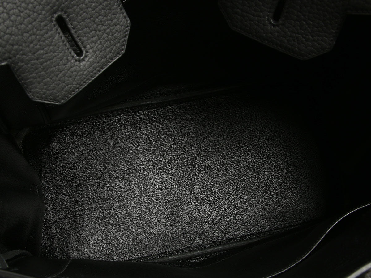 Hermès Black Togo Birkin HAC 32 - Image 11