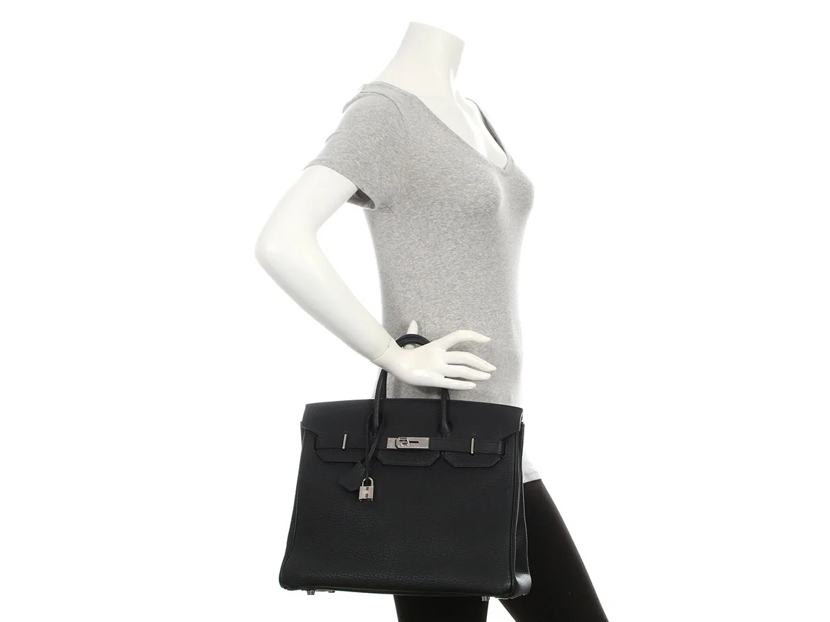 Hermès Black Togo Birkin HAC 32 - Image 12
