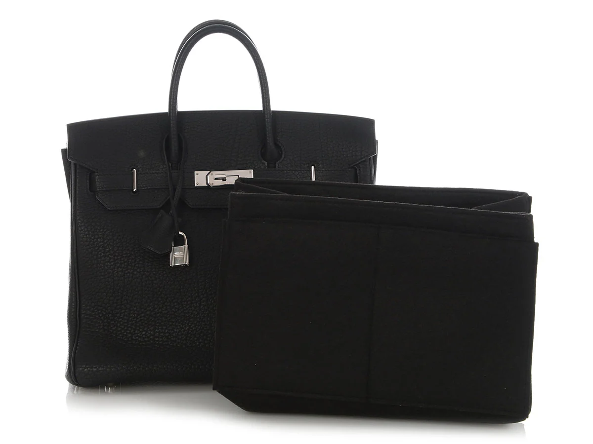 Hermès Black Togo Birkin HAC 32 - Image 2