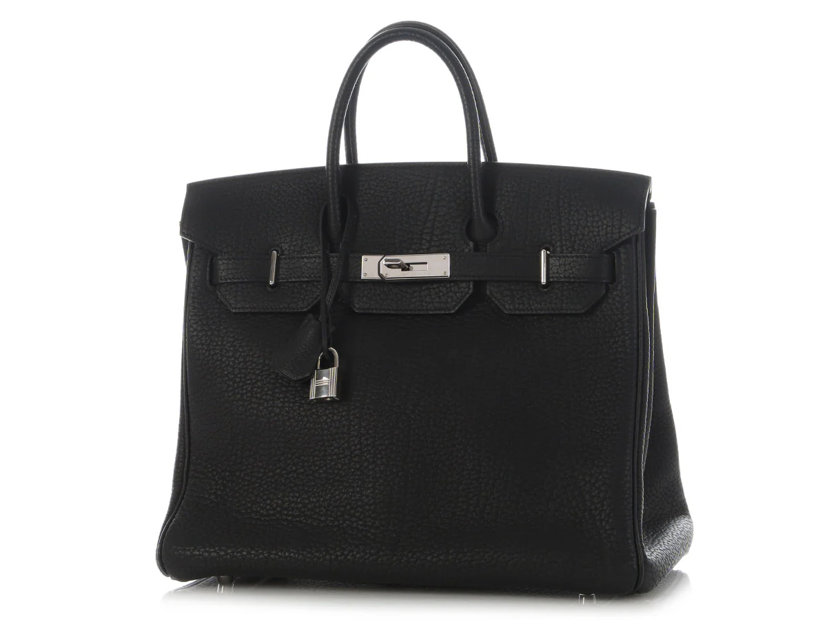 Hermès Black Togo Birkin HAC 32 - Image 3