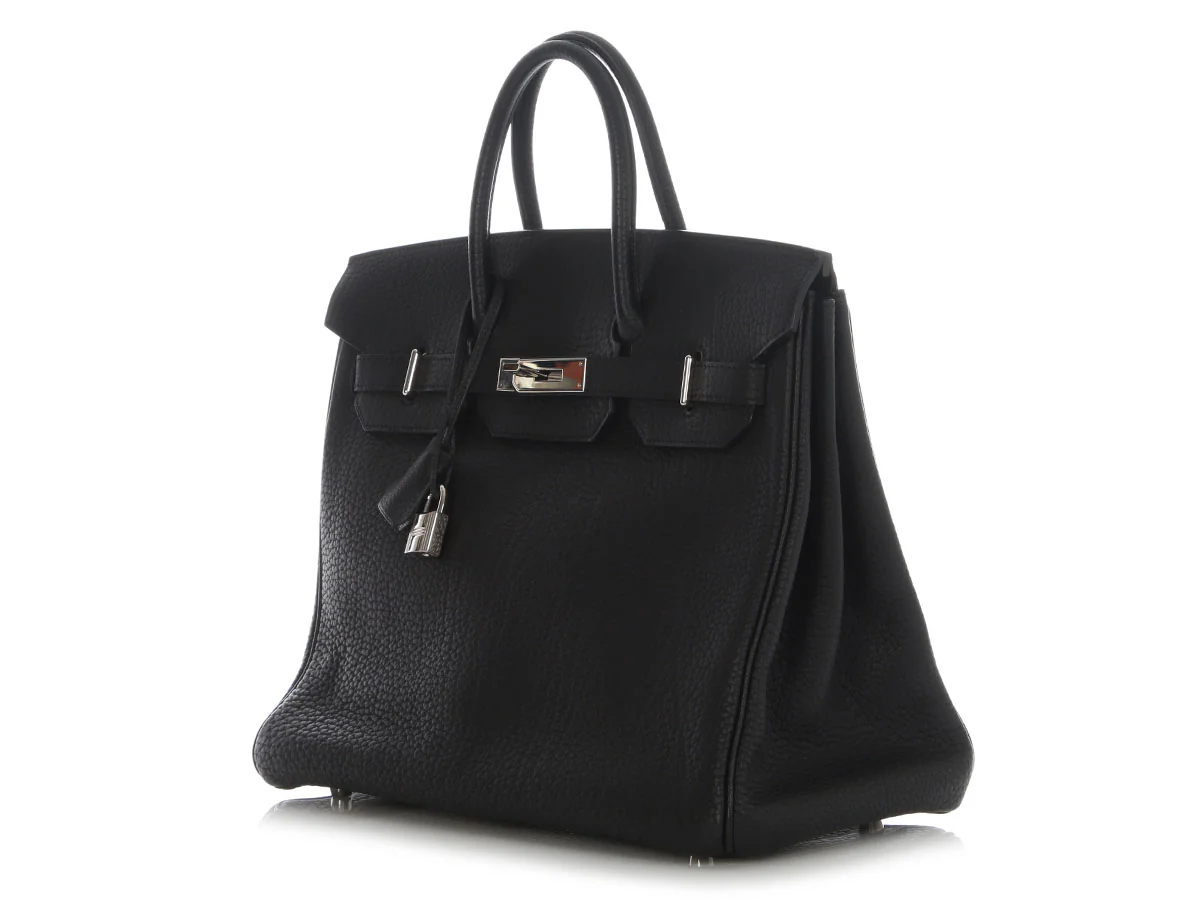 Hermès Black Togo Birkin HAC 32 - Image 4