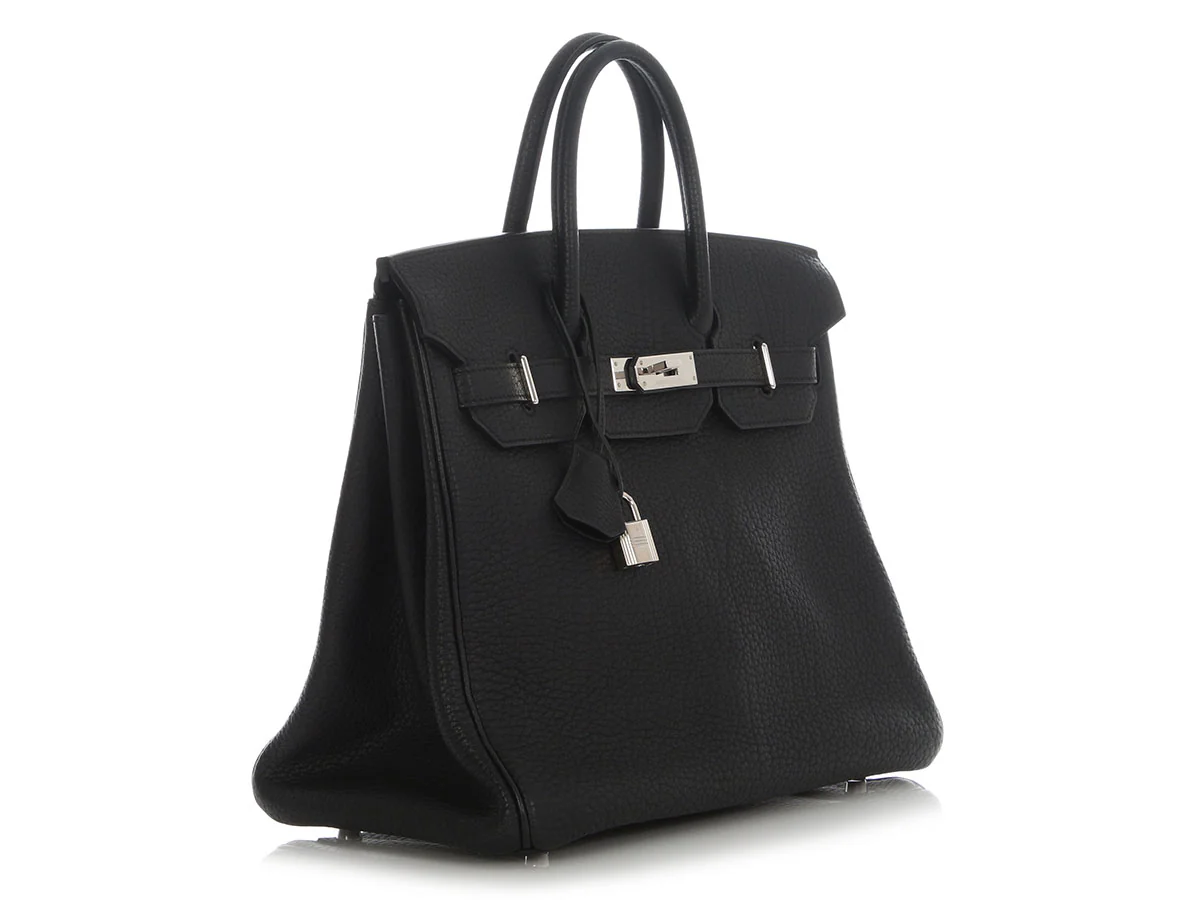 Hermès Black Togo Birkin HAC 32 - Image 6