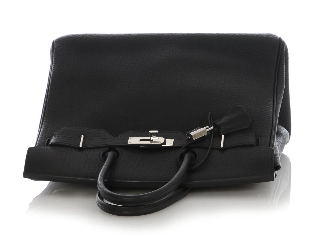 Hermès Black Togo Birkin HAC 32 - Image 8