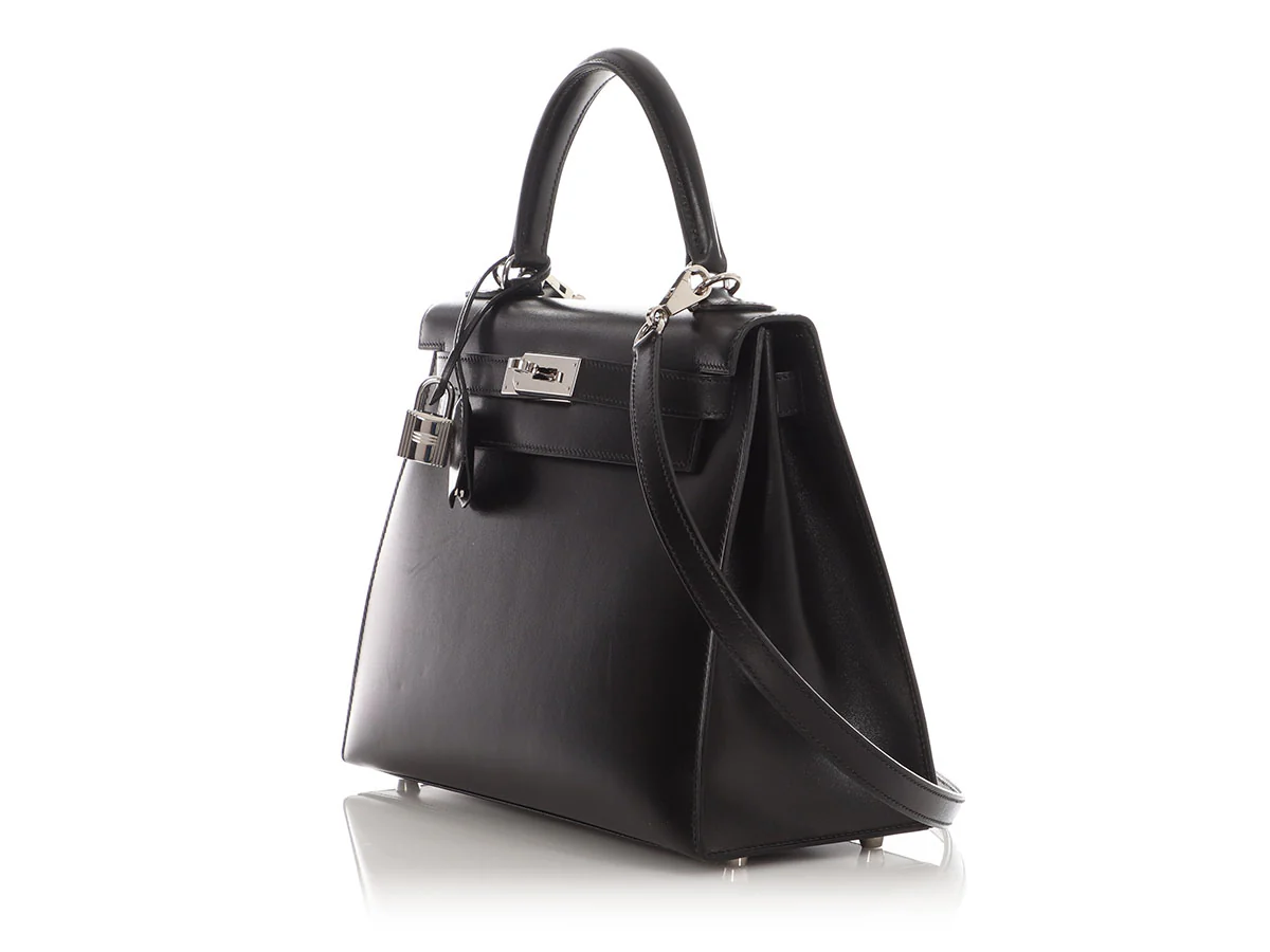 Hermès Black Box Calfskin Kelly 28 - Image 3