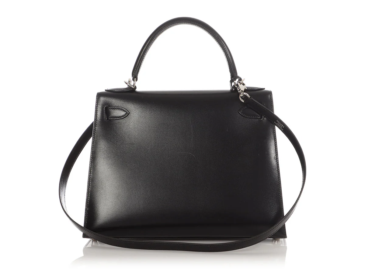 Hermès Black Box Calfskin Kelly 28 - Image 4