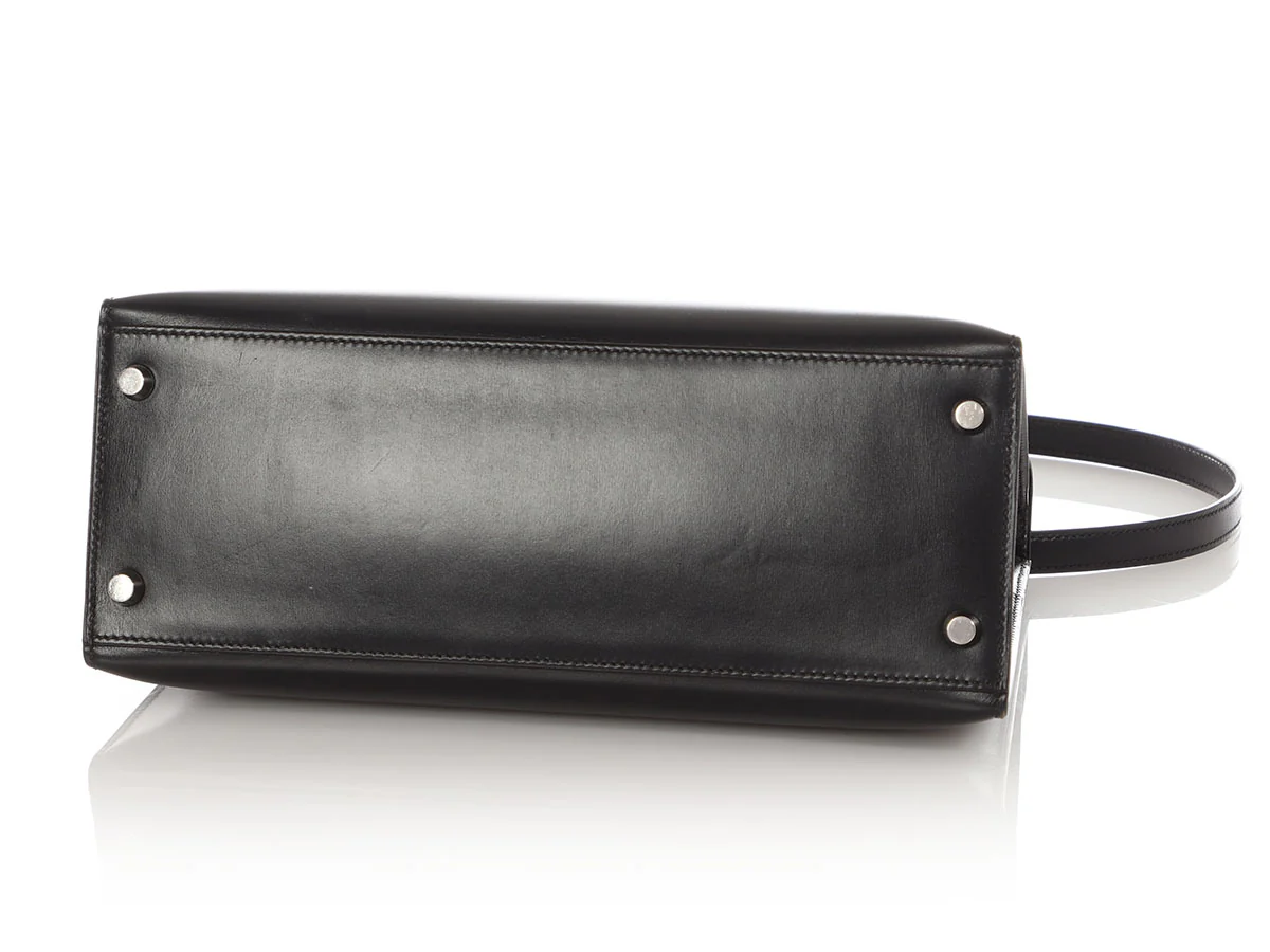 Hermès Black Box Calfskin Kelly 28 - Image 6