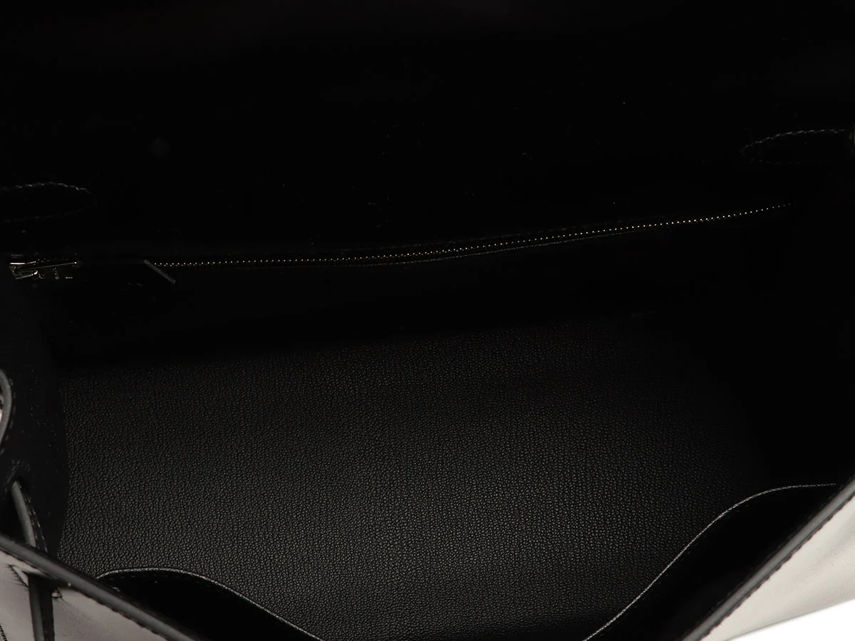 Hermès Black Box Calfskin Kelly 28 - Image 10