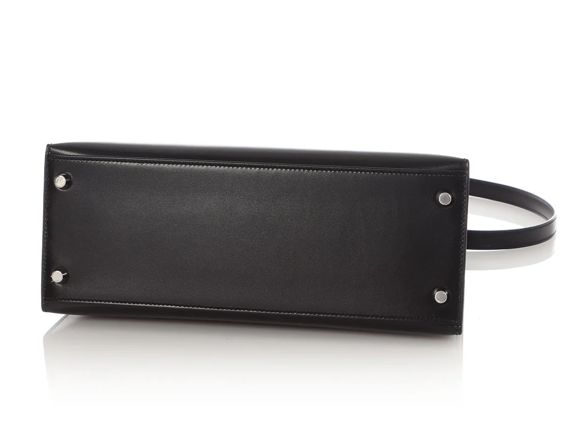 Hermès Black Box Calfskin Kelly 28 - Image 6