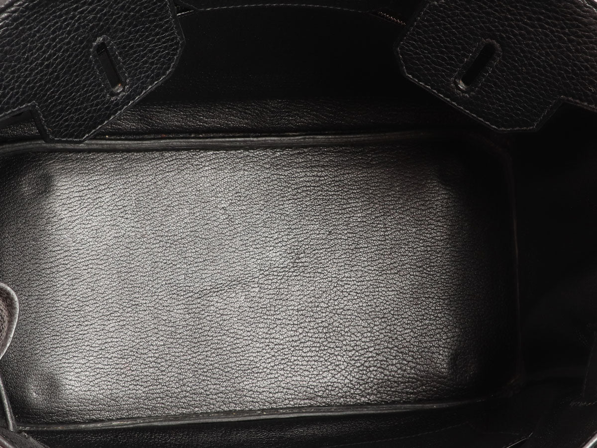 Hermès Black Clémence Birkin 30 - Image 10