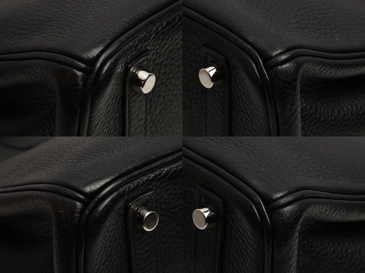 Hermès Black Clémence Birkin 30 - Image 8