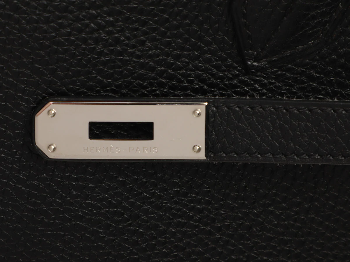 Hermès Black Clémence Birkin 30 - Image 9