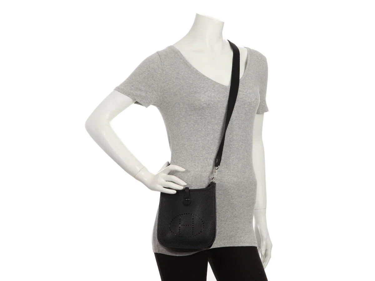 Hermès Black Clémence Evelyne TPM - Image 10