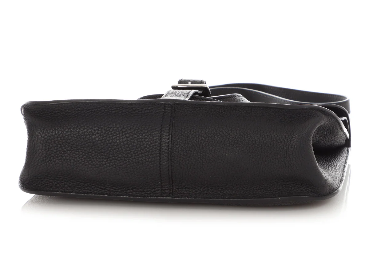 Hermès Black Clémence Halzan 31 - Image 6