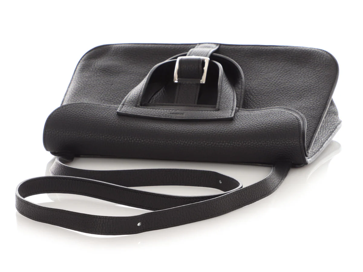 Hermès Black Clémence Halzan 31 - Image 7