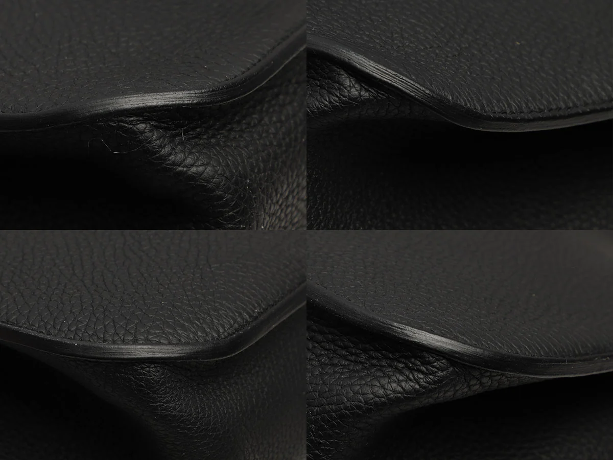 Hermès Black Clémence Halzan 31 - Image 9