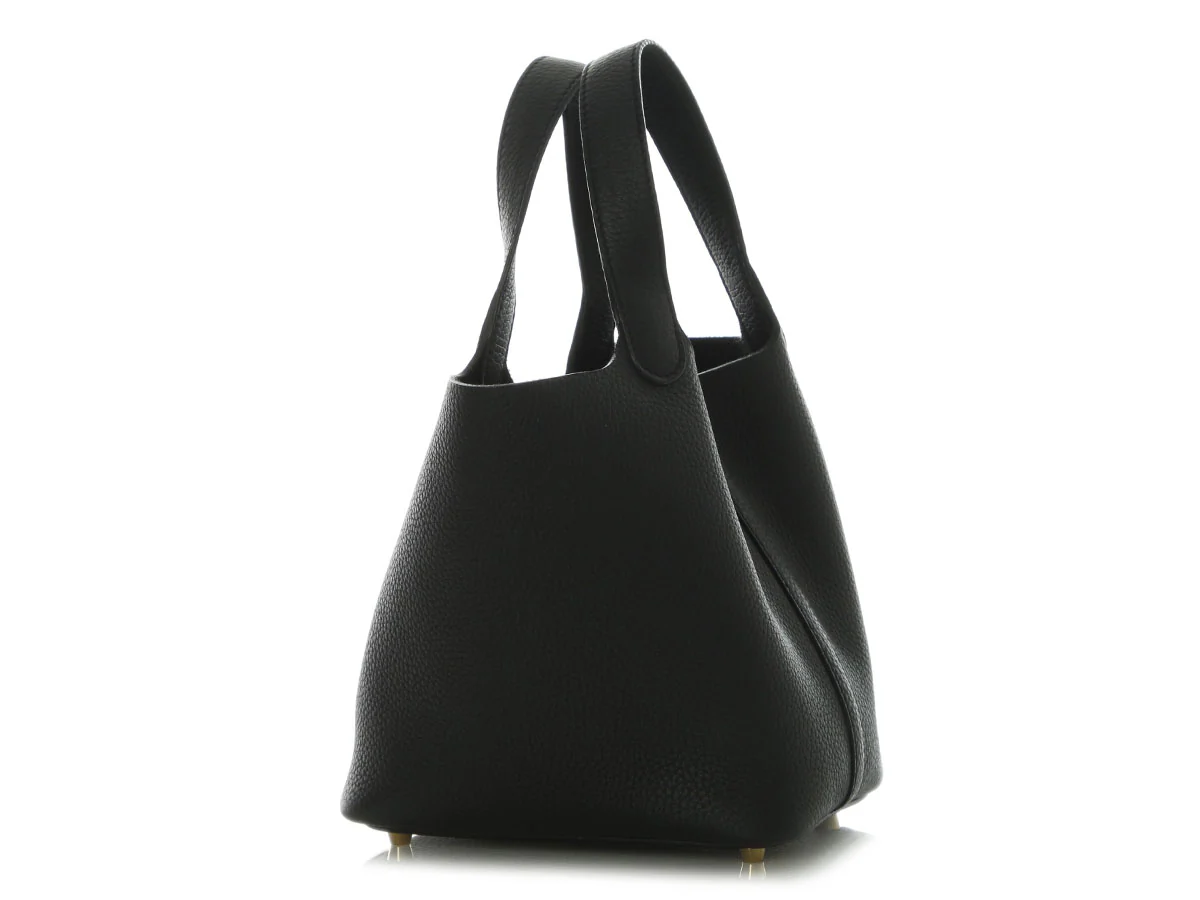 Hermès Black Cleménce Picotin Lock 18 - Image 2