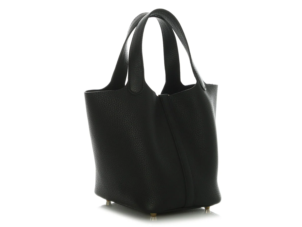 Hermès Black Cleménce Picotin Lock 18 - Image 3