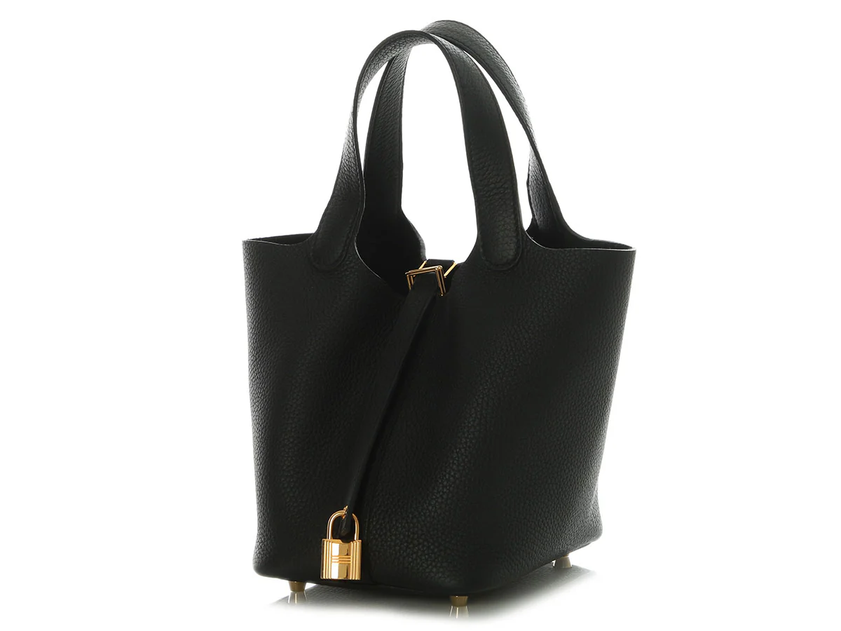 Hermès Black Cleménce Picotin Lock 18 - Image 5
