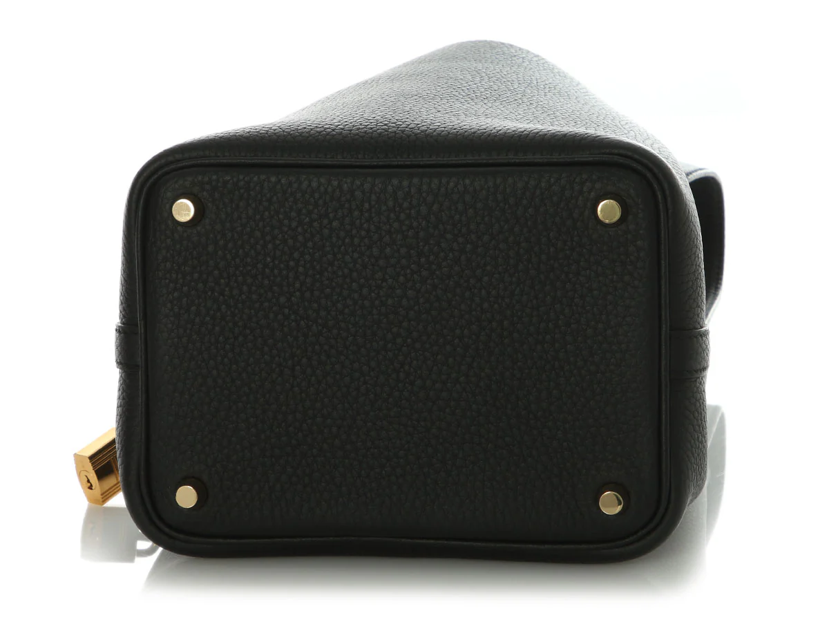 Hermès Black Cleménce Picotin Lock 18 - Image 6