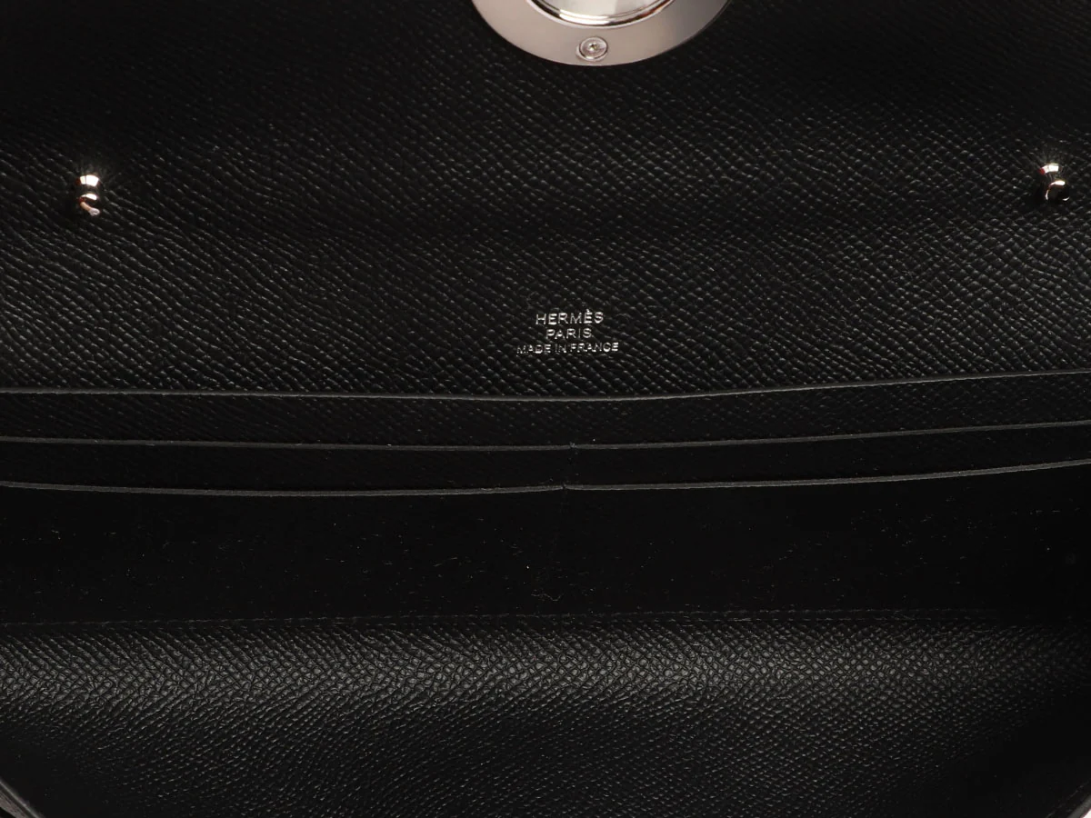 Hermès Black Epsom Chaîne D'Ancre Wallet To Go - Image 8