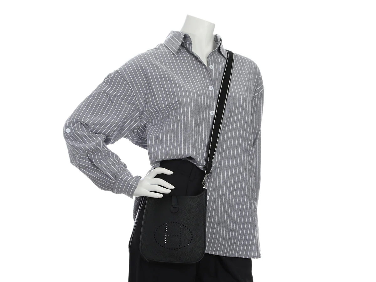 Hermès Black Clémence Evelyne TPM - Image 10