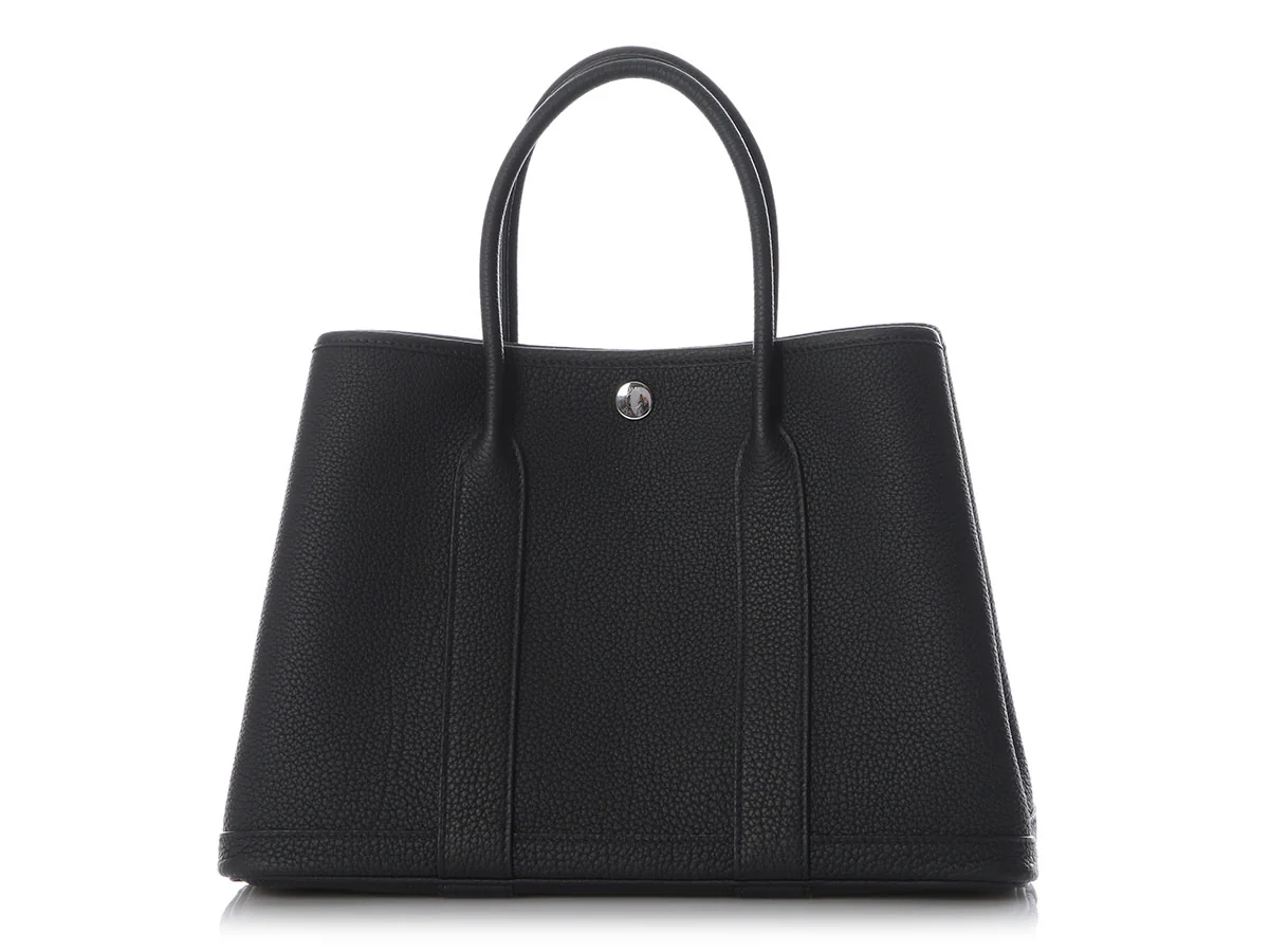 Hermès Black Garden Party 30