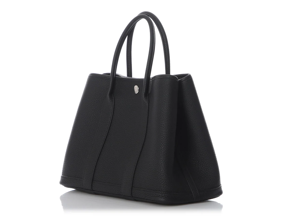 Hermès Black Garden Party 30 - Image 3
