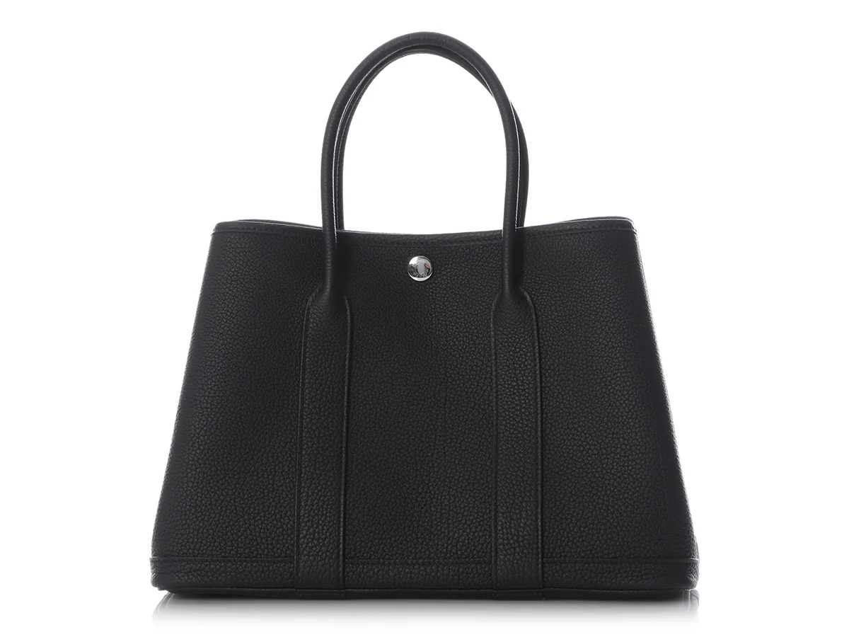 Hermès Black Garden Party 30 - Image 4
