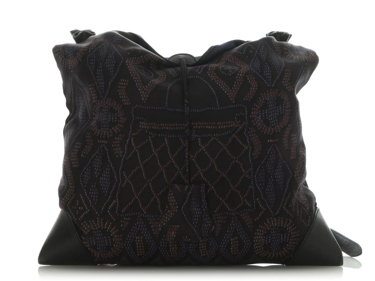 Hermès Black Kelly en Perles Silky PM Crossbody