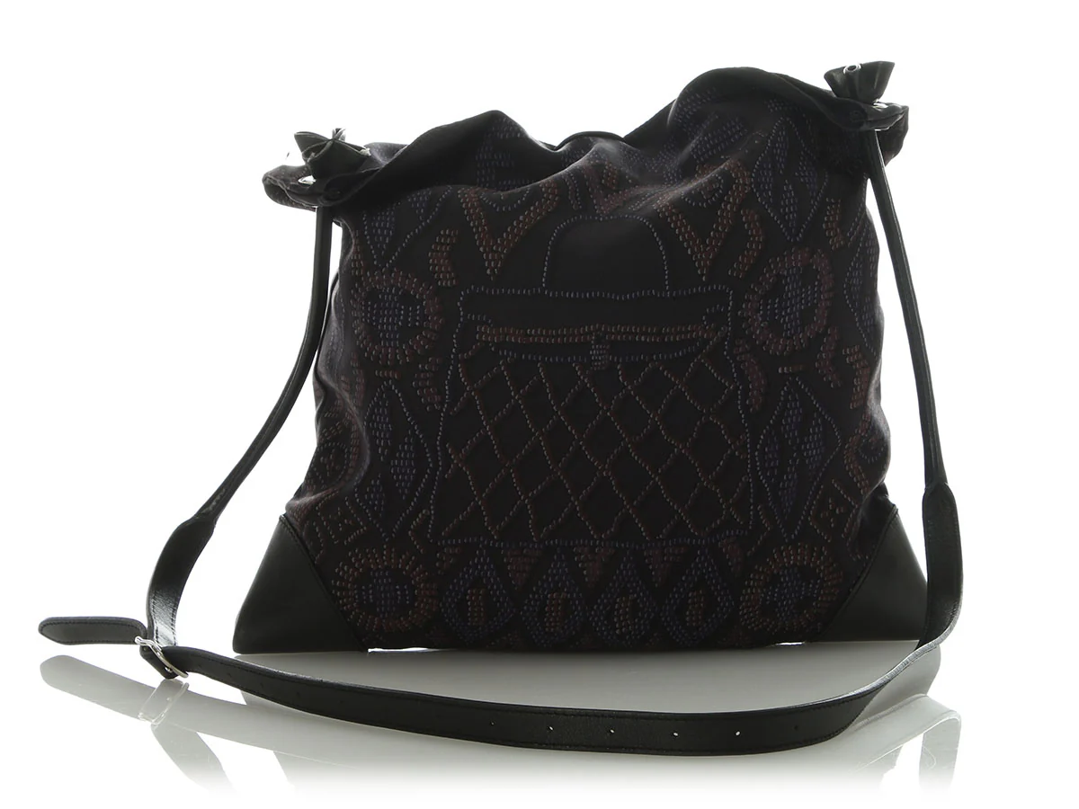 Hermès Black Kelly en Perles Silky PM Crossbody - Image 4