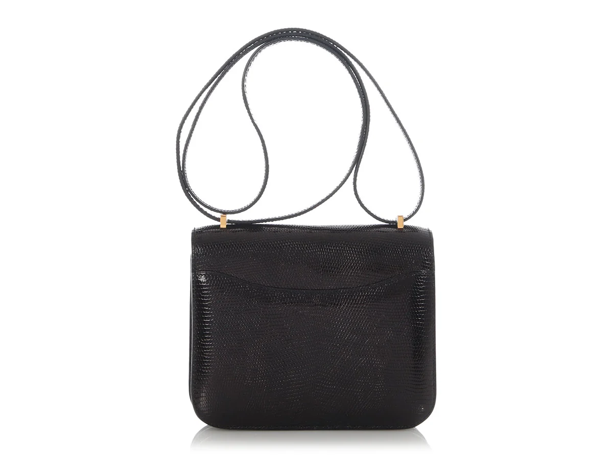 Hermès Black Lizard Constance 18 - Image 4