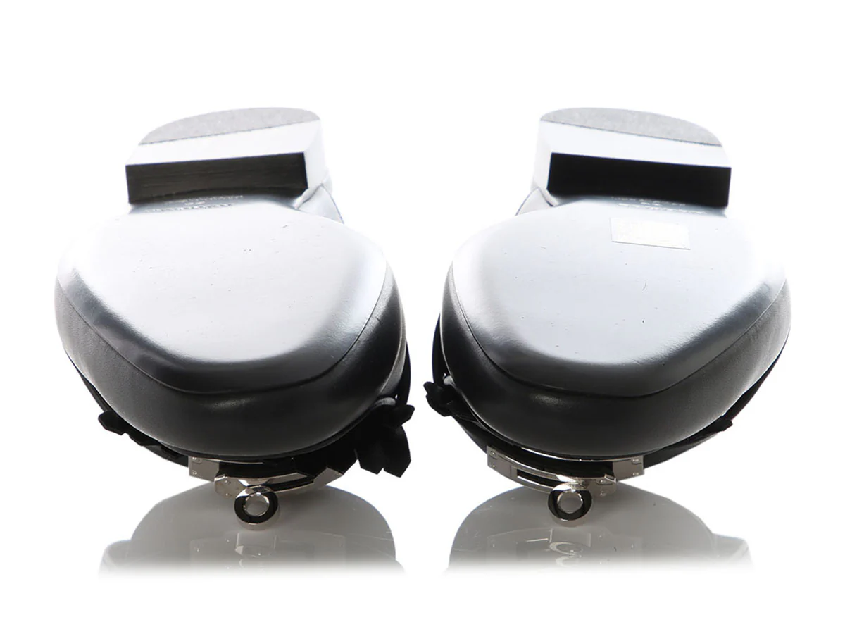 Hermès Black Loafer Slides - Image 3