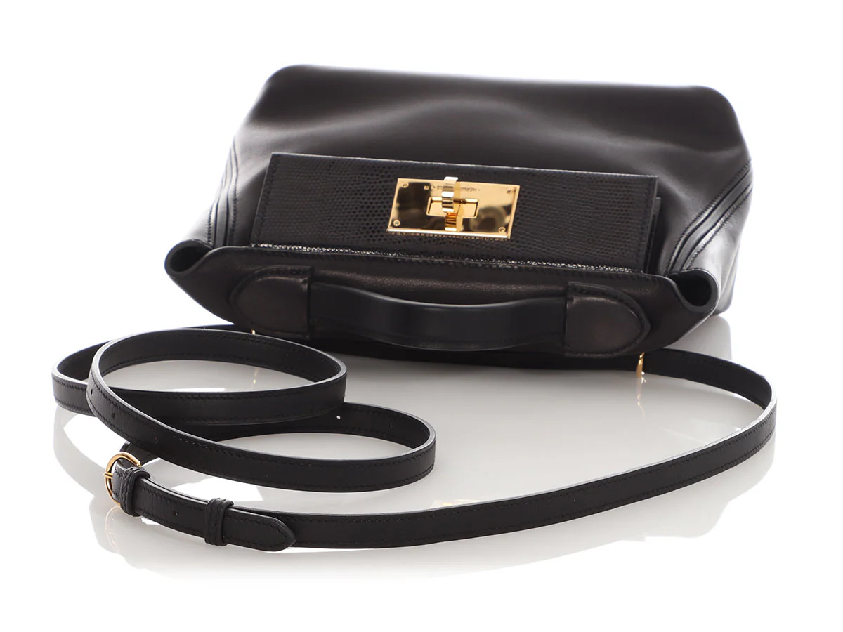 Hermès Black Swift and Lizard Touch 24/24 21 - Image 7
