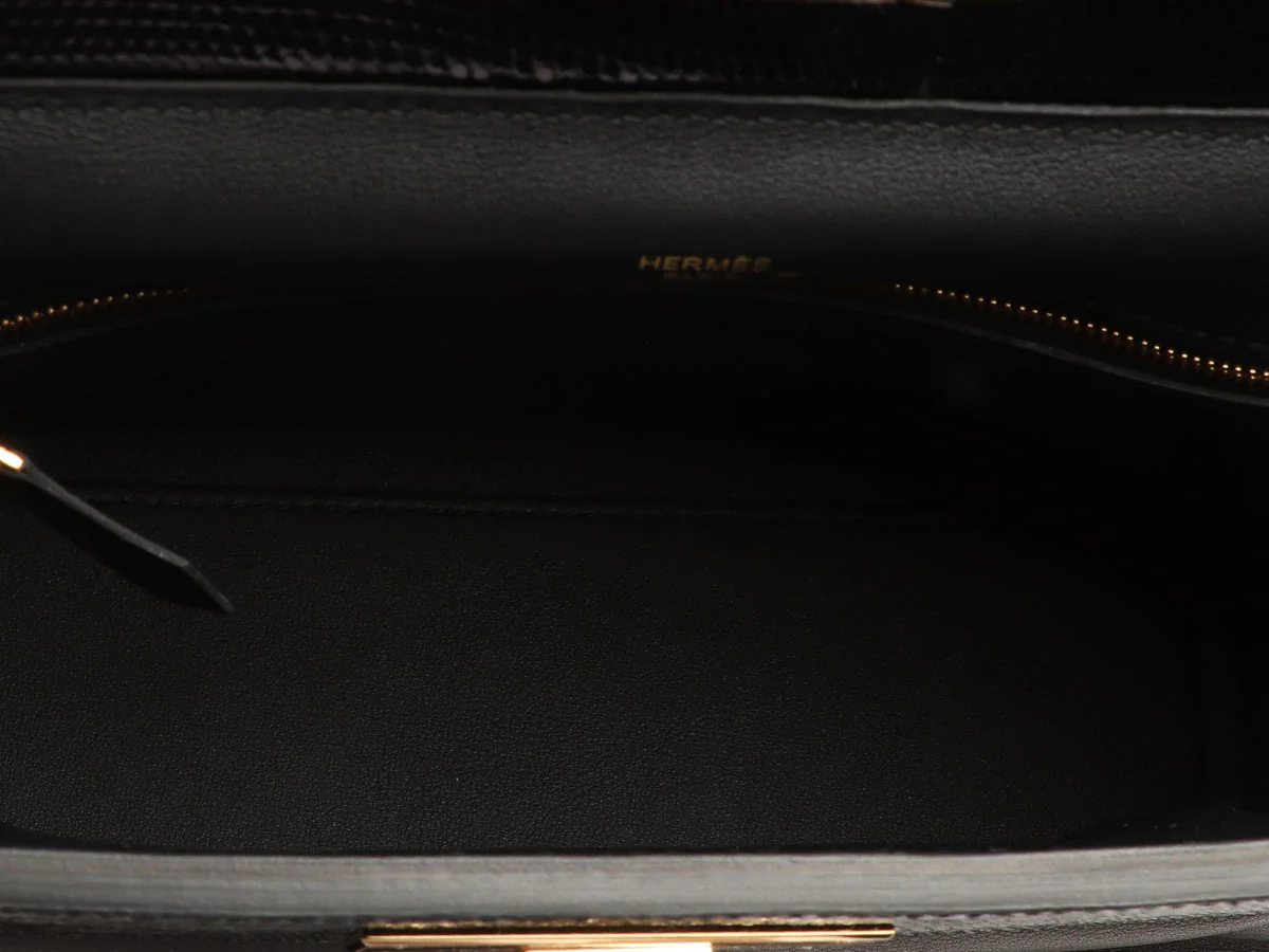 Hermès Black Swift and Lizard Touch 24/24 21 - Image 8