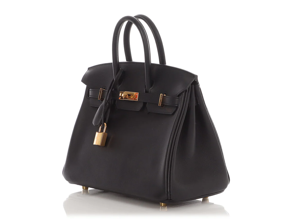 Hermès Black Swift Birkin 25 - Image 3